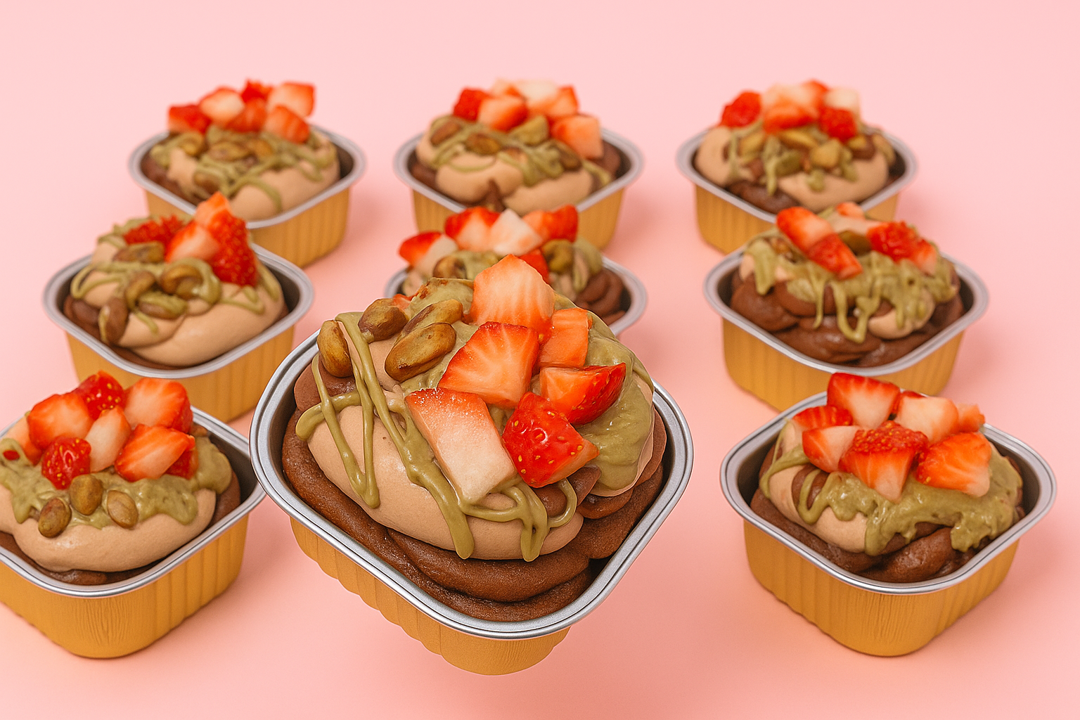 Dubai Chocolate Mini Cake