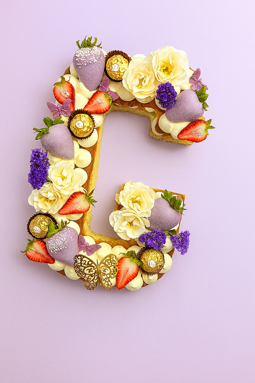 Custom Letter & Number Cakes – Fully Personalized Designs