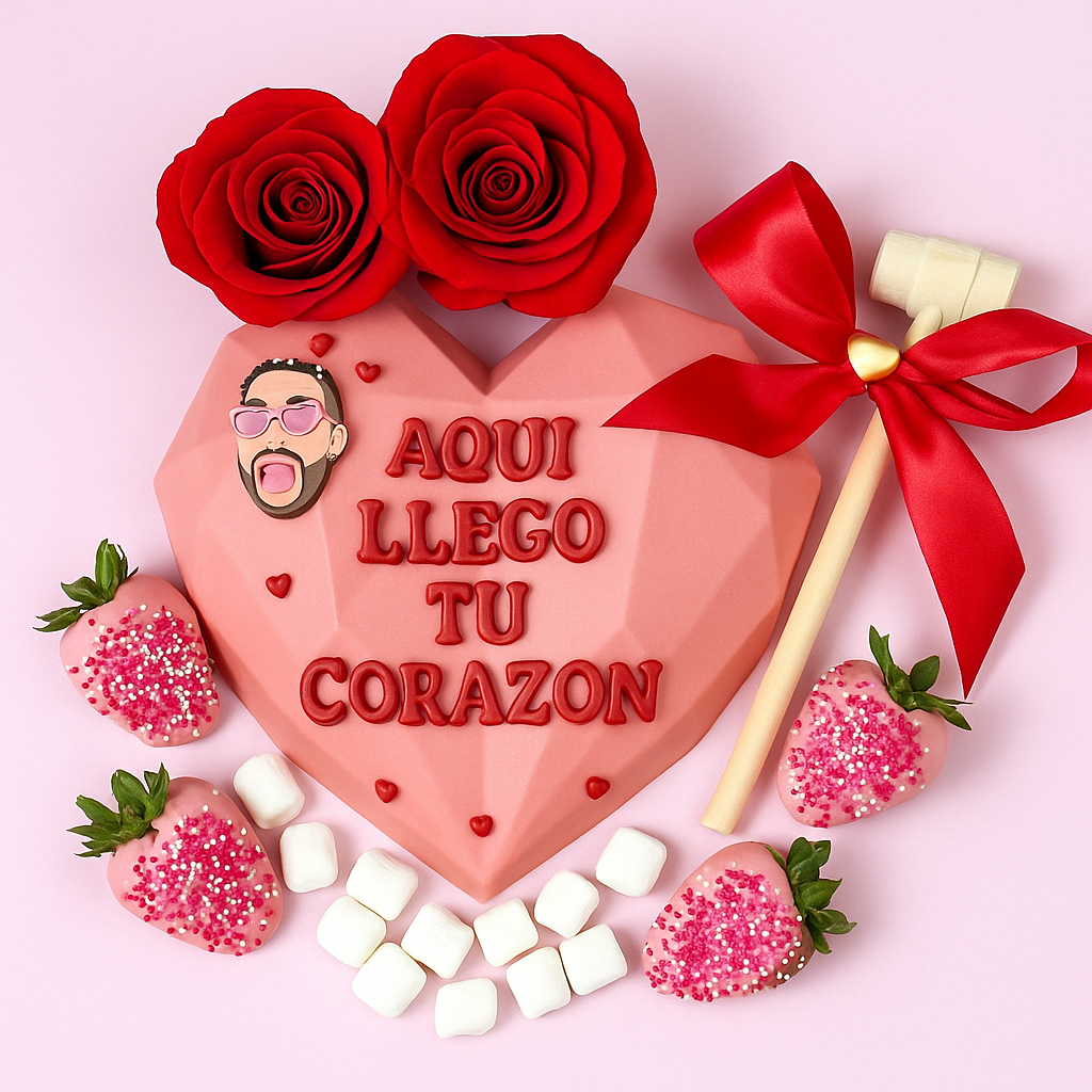 “Aquí Llegó Tu Corazón” Breakable Heart Box – Bad Bunny Inspired