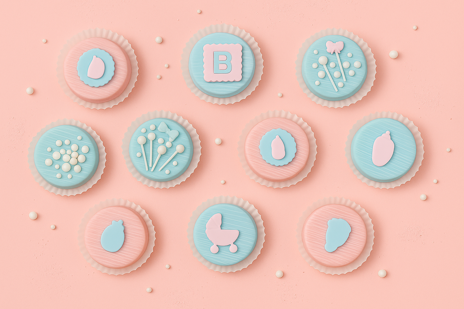 Gender Reveal Dipped Oreos – It’s a Sweet Surprise! 🍪💙💖