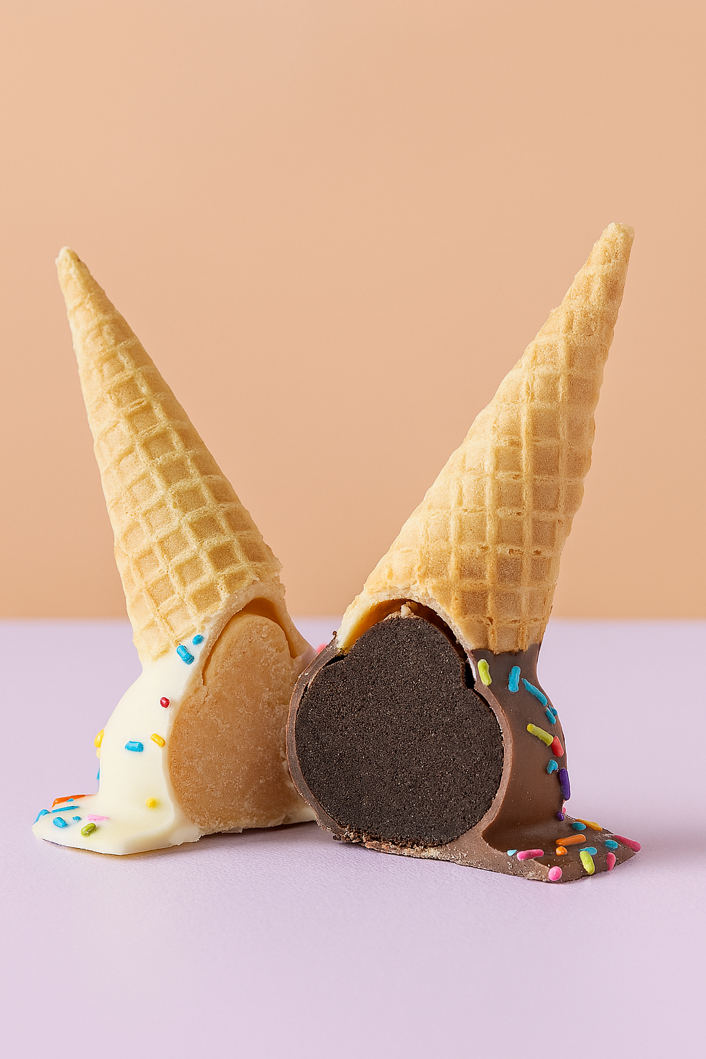 🍦 LIMITED EDITION: Melted Ice Cream Cone Cake Pops 🎉